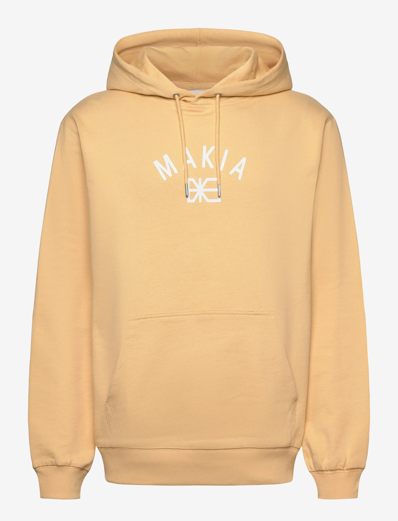 Makia - Port Hooded Sweatshirt - sweatshirts - wheat - 0