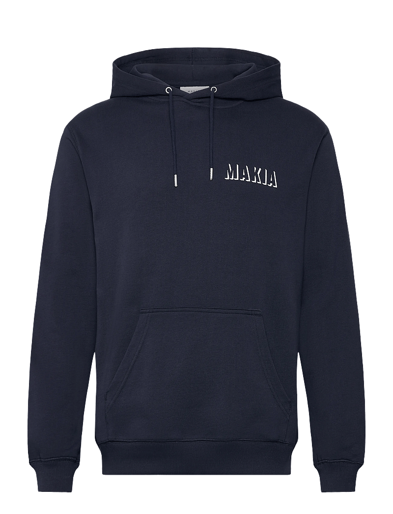 Makia - Shadow Hooded Sweatshirt - hættetrøjer - dark navy - 0