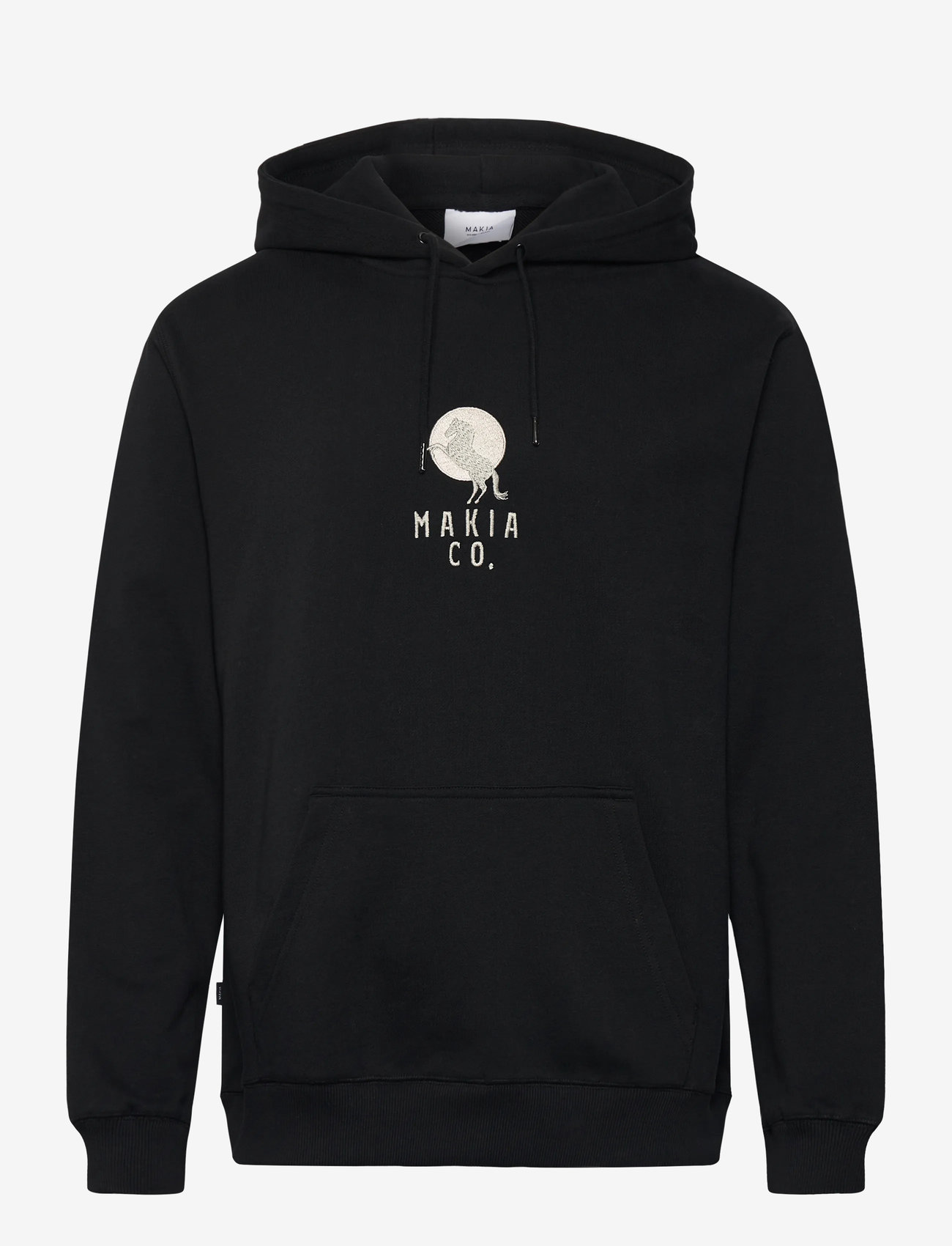 Makia - Rearing Hooded Sweatshirt - hoodies - black - 0