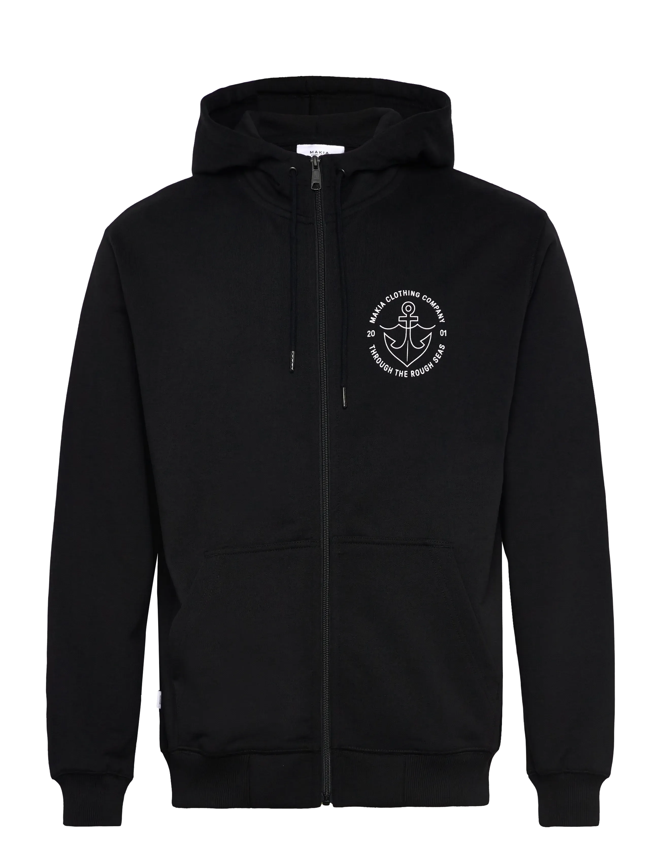 MAKIA Hook Hooded Zip Sweatshirt Schwarz - XL - Herren