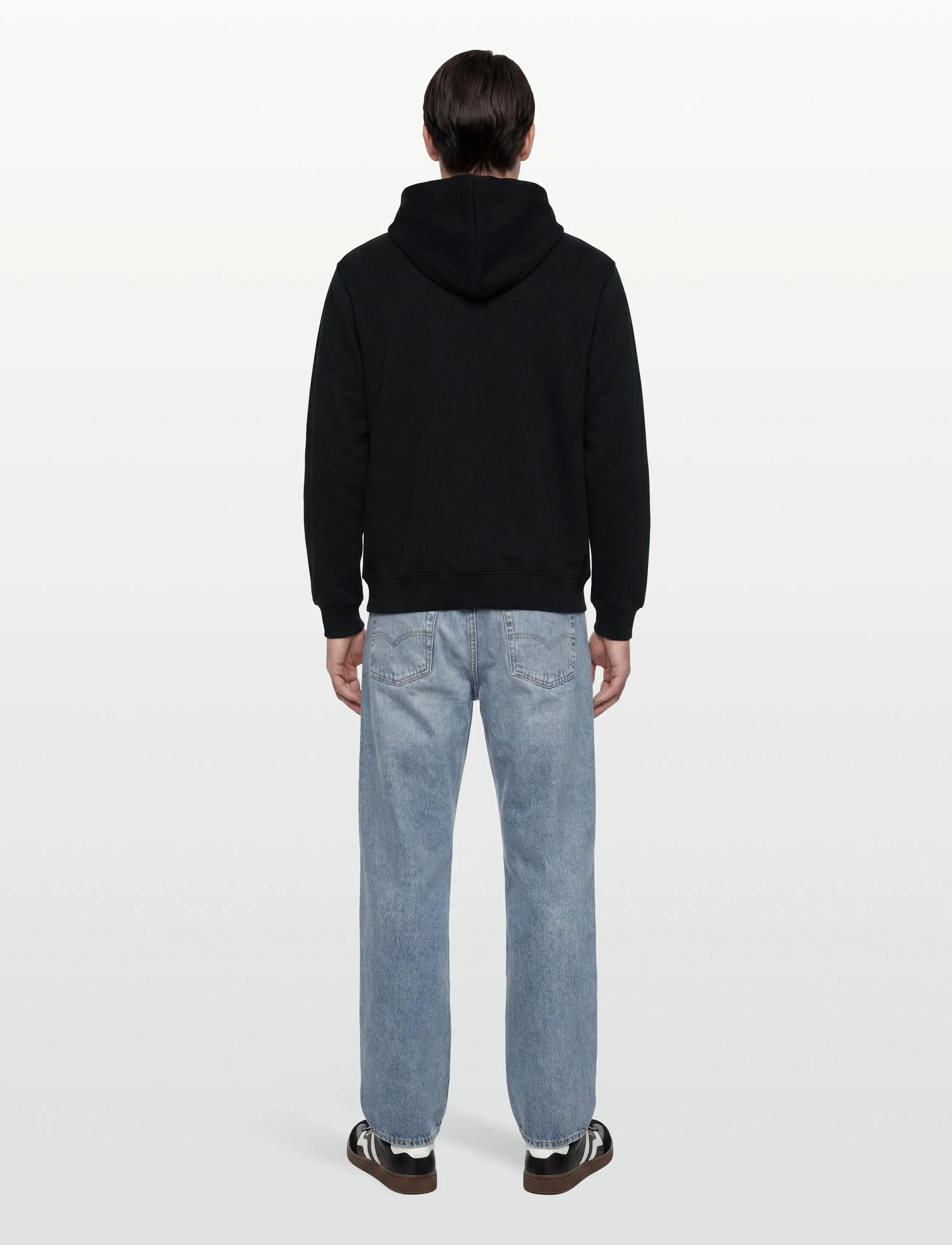 Makia - Hook Hooded Zip Sweatshirt - sweatshirts - black - 4