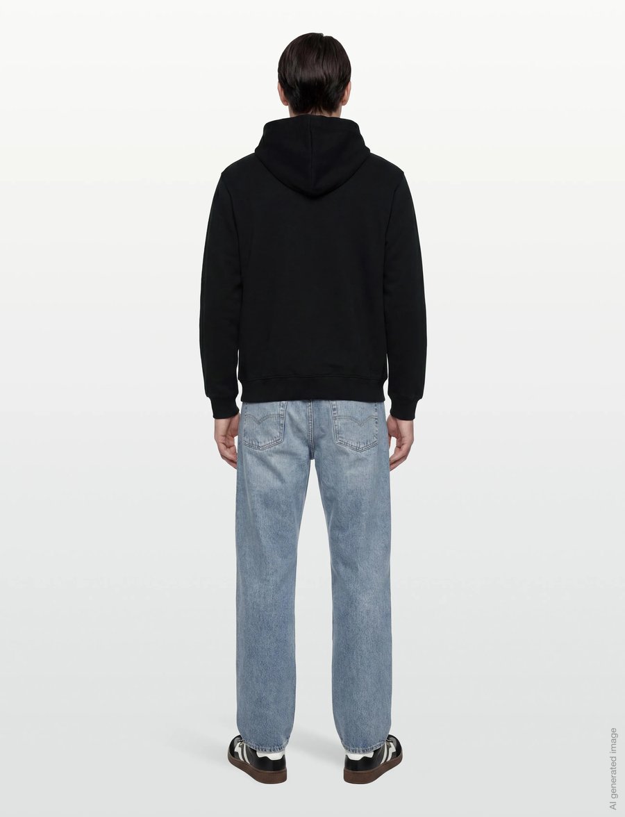 Makia - Hook Hooded Zip Sweatshirt - hoodies - black - 4