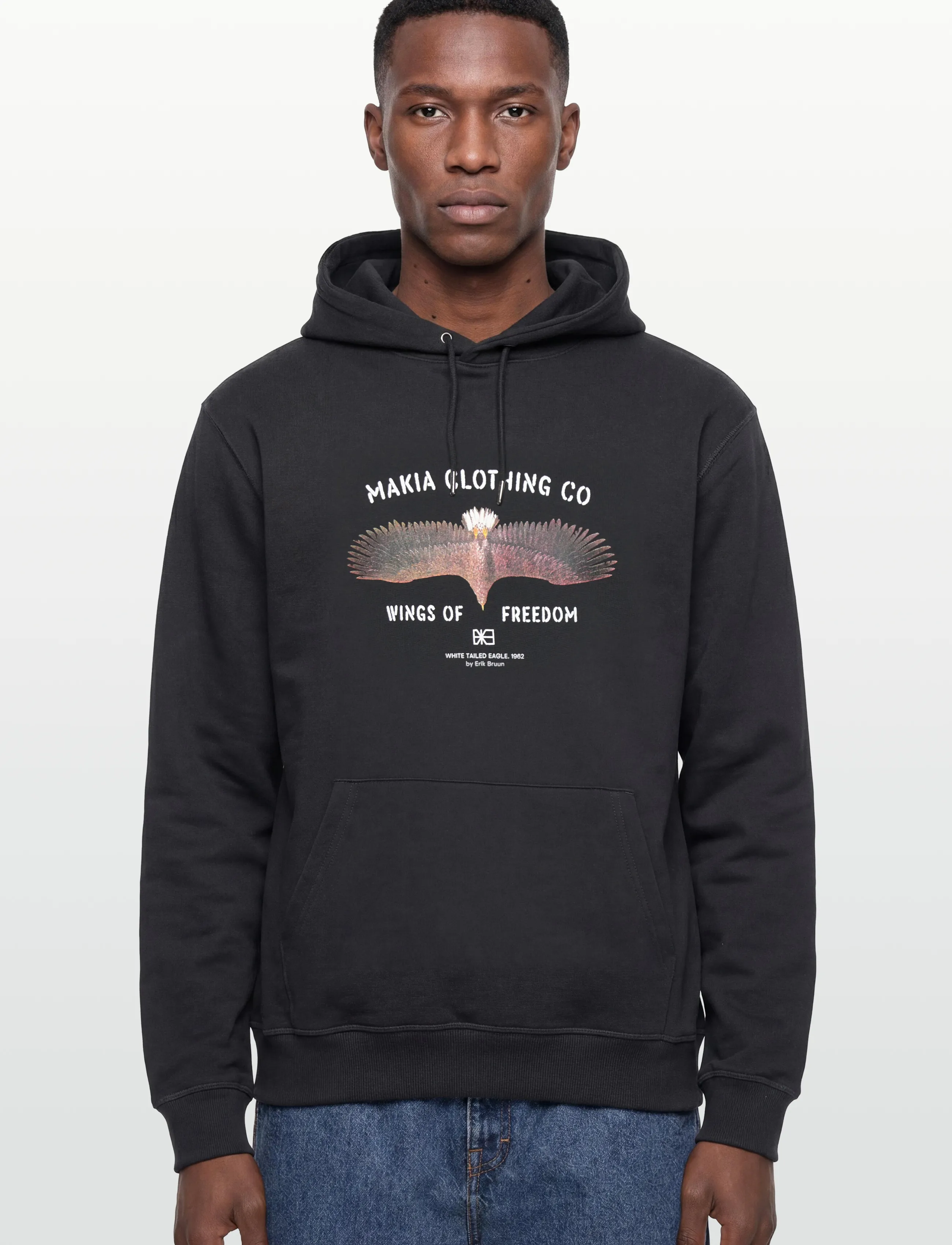 Makia Eagle Hooded Sweatshirt herr – bild 2