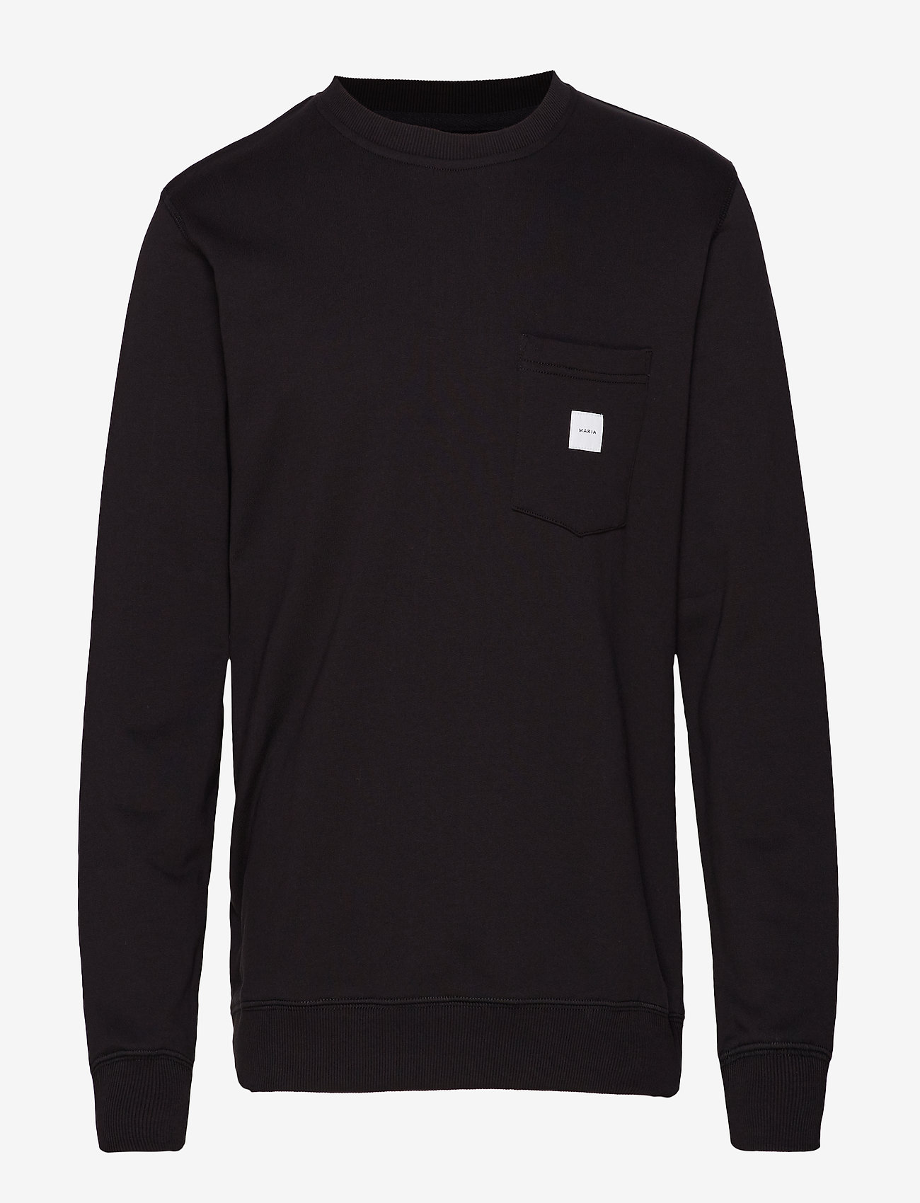 Makia - Square Pocket sweatshirt - sweatshirts - black - 0