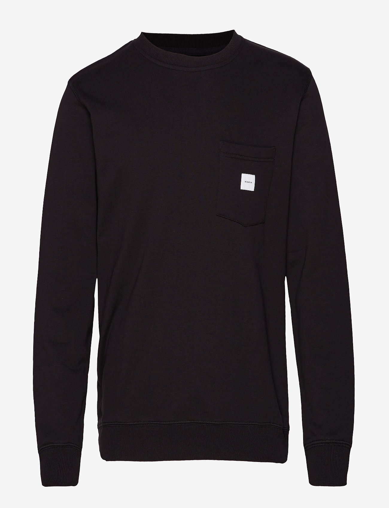 Makia - Square Pocket Sweatshirt - svetarit - black - 0