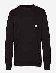 Square Pocket Sweatshirt - BLACK
