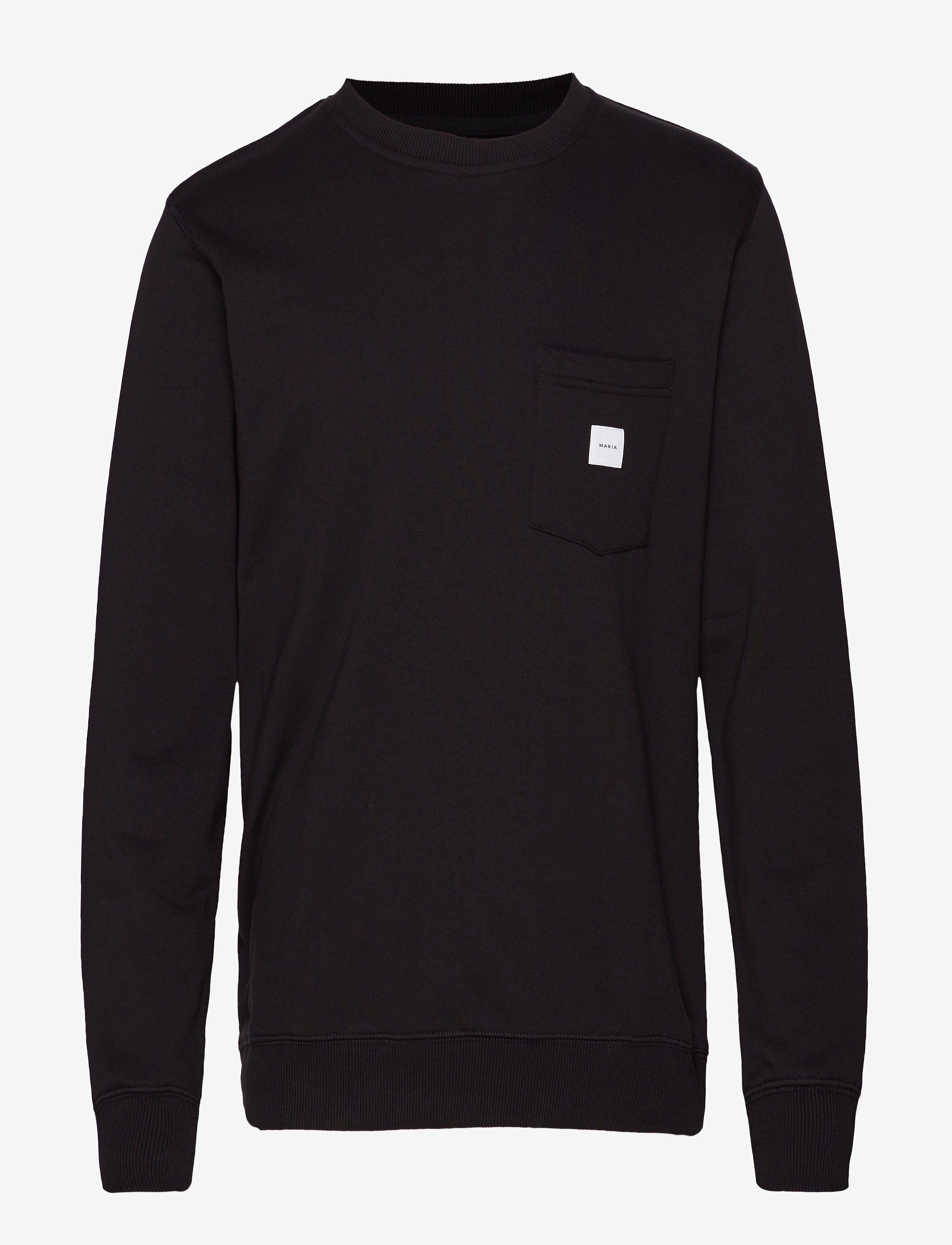 Square Pocket sweatshirt - BLACK