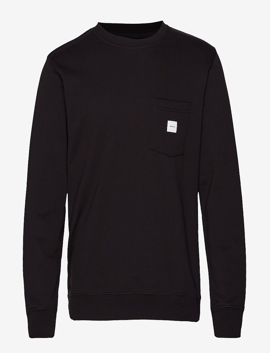 Makia - Square Pocket sweatshirt - kollektionen - black - 0