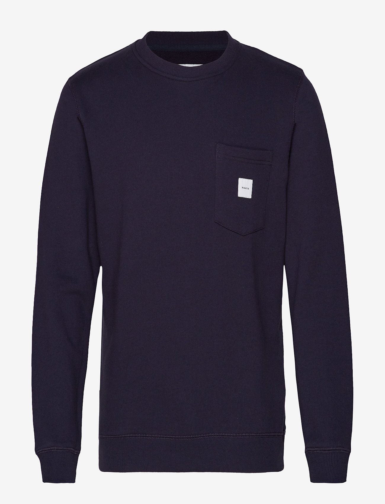 Makia - Square Pocket Sweatshirt - sweatshirts - dark blue - 0