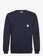 Square Pocket Sweatshirt - DARK NAVY