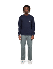 Makia - Square Pocket Sweatshirt - sporta džemperi - dark navy - 2