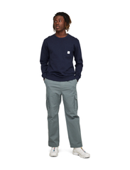 Makia - Square Pocket Sweatshirt - dressipluusid - dark navy - 6