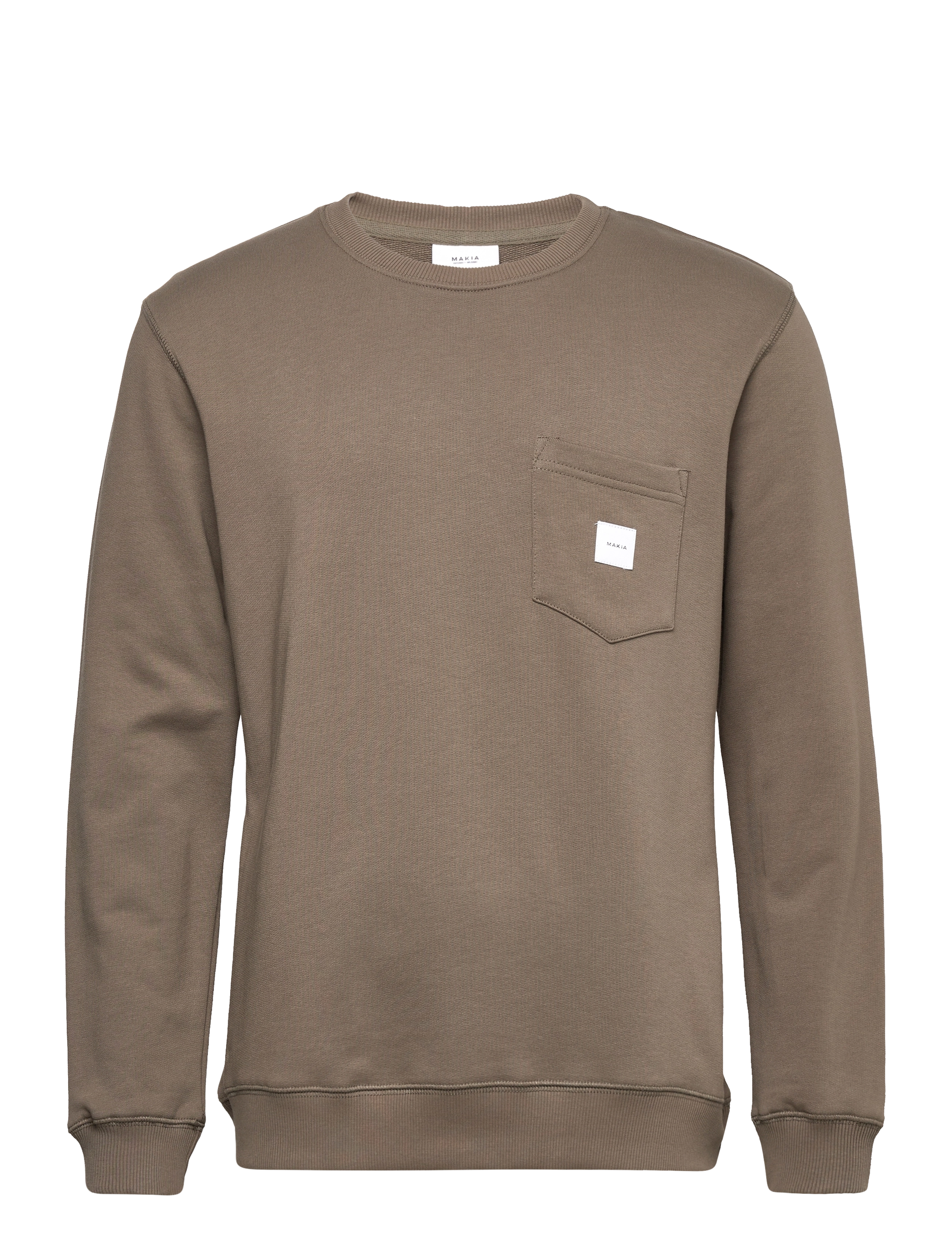 Square Pocket sweatshirt - DARK OLIVE