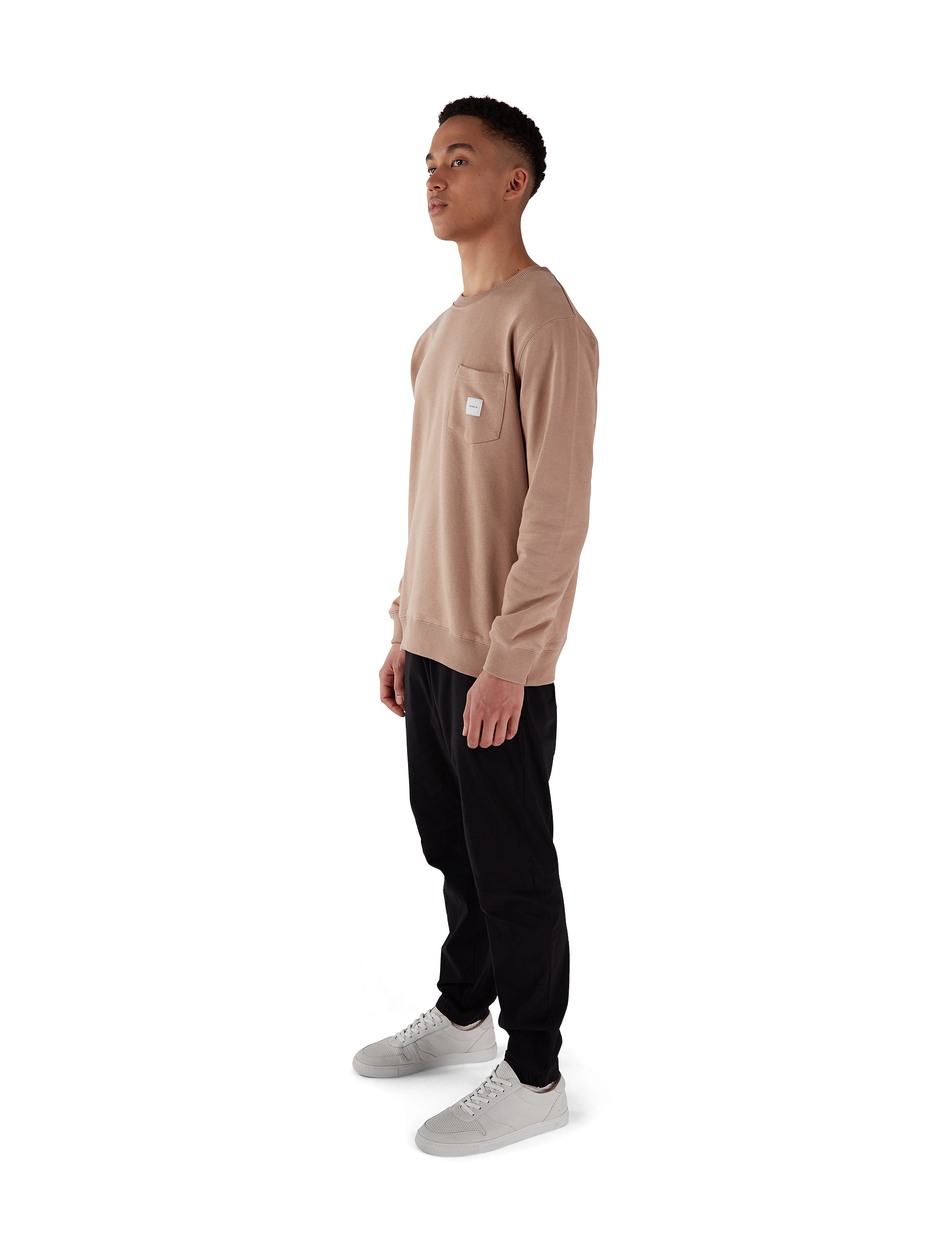 Makia - Square Pocket sweatshirt - sweatshirts - sand - 3