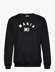 Makia - Brand Sweatshirt - dressipluusid - black - 0