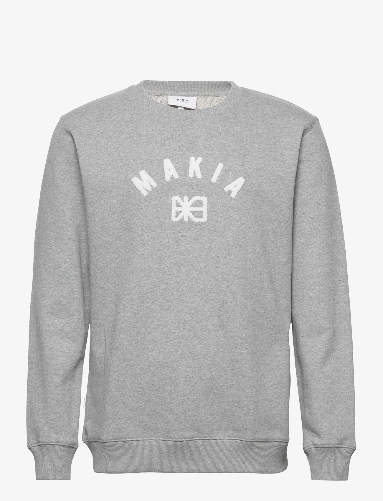 Makia - Brand Sweatshirt - sweatshirts - grey - 0