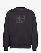 Flagline Sweatshirt - BLACK