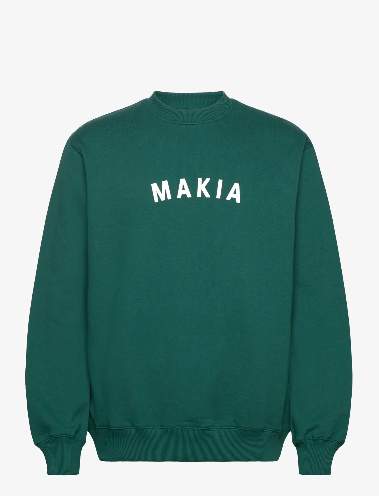 Makia - Pujo sweatshirt - truien en hoodies - emerald green - 0