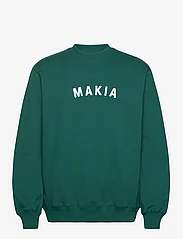 Makia - Pujo sweatshirt - truien en hoodies - emerald green - 0