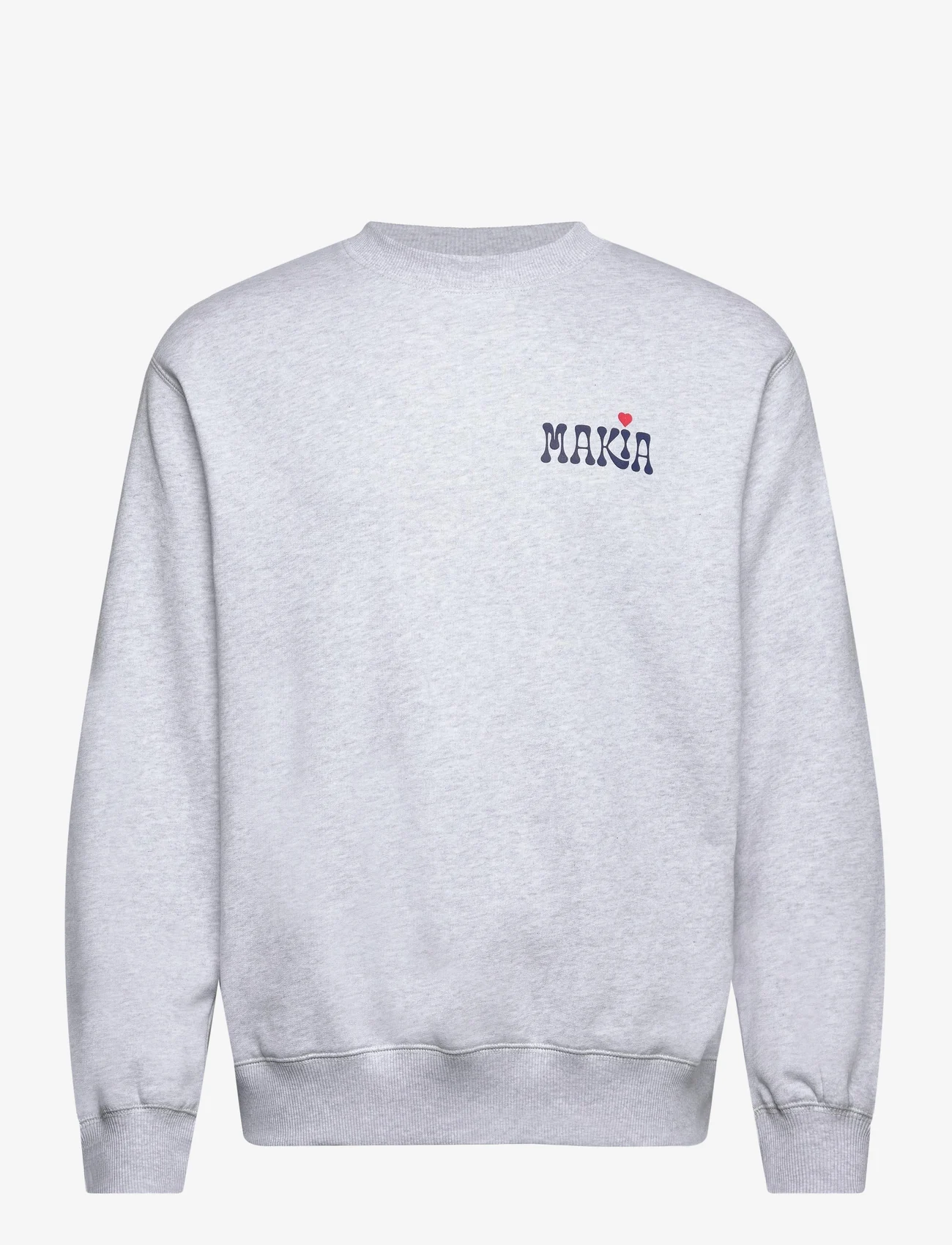 Makia - Heartache Sweatshirt - sporta džemperi - light grey - 0