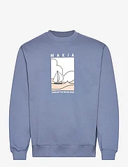 Makia - Sailaway Sweatshirt - nordisk stil - fog blue - 0