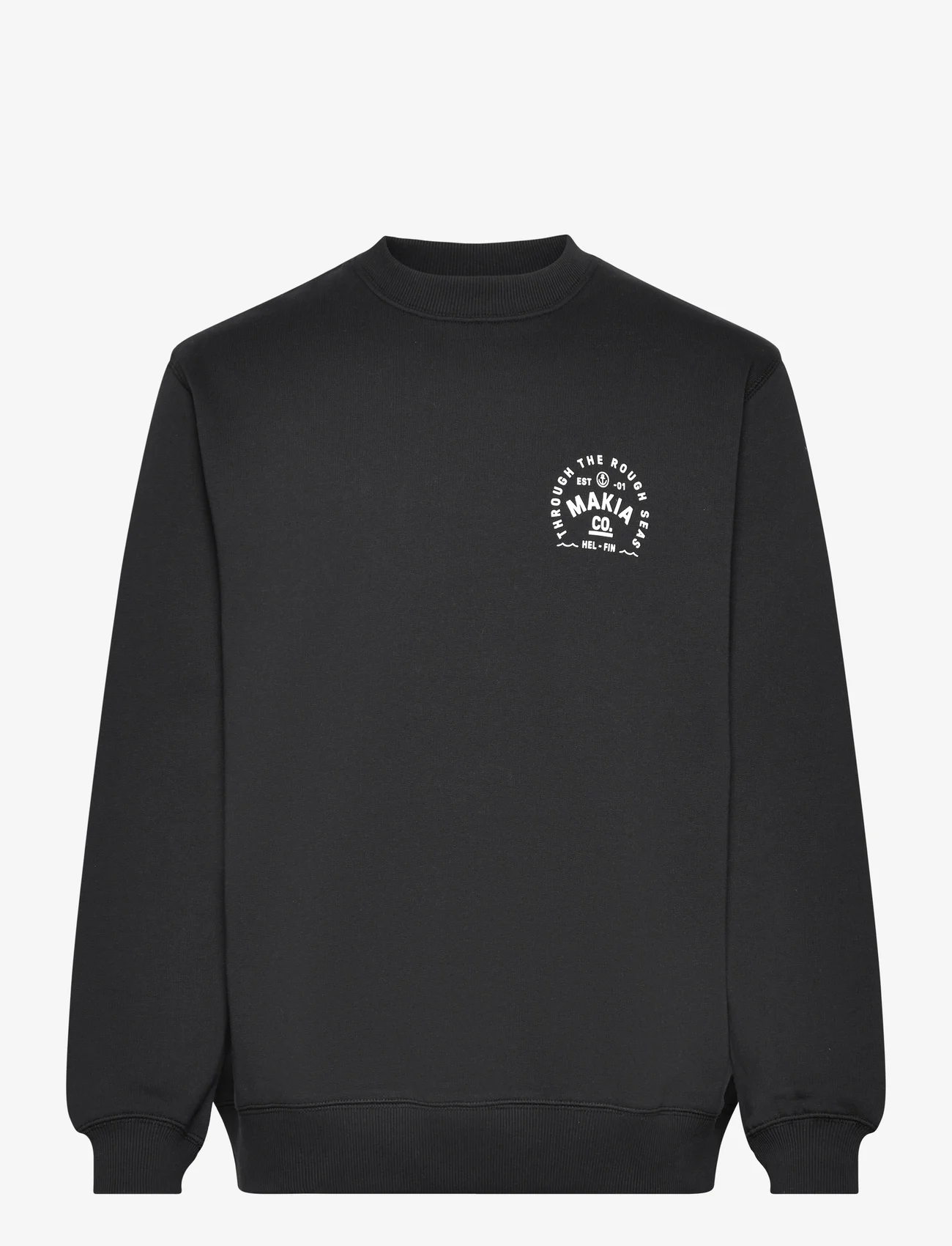 Makia - Ferry Sweatshirt - truien en hoodies - black - 0