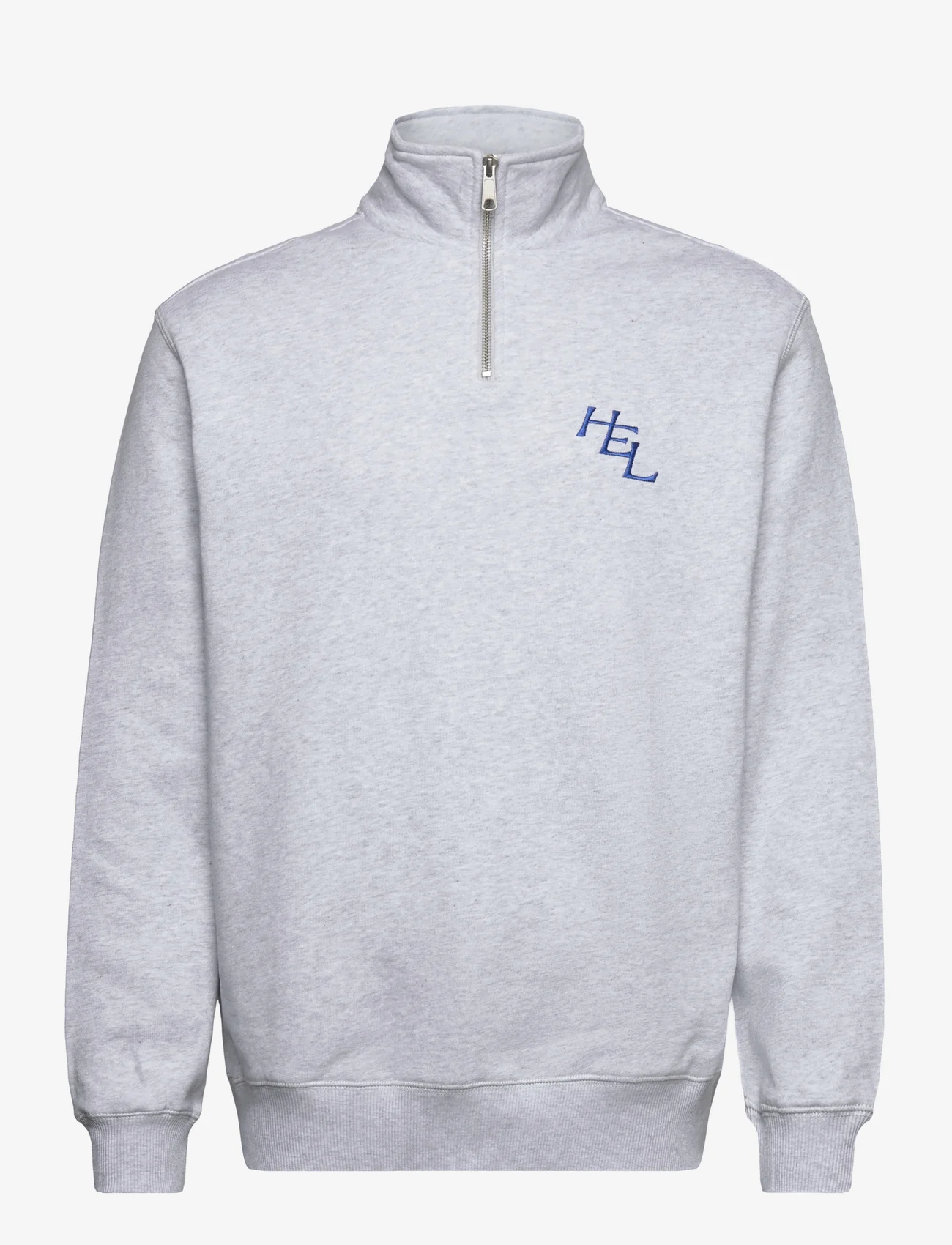 Makia - Hel Zip Sweatshirt - sporta džemperi - light grey - 0