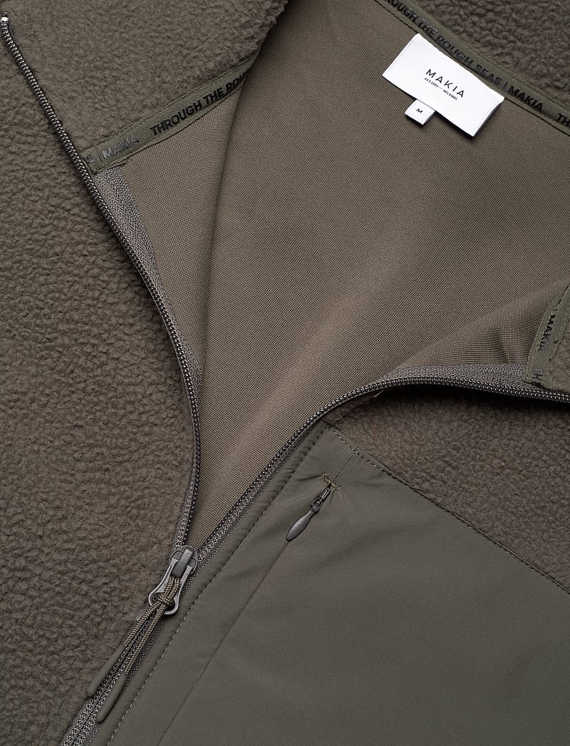 Makia - Lampi Fleece - teddytröjor - dusty olive - 2