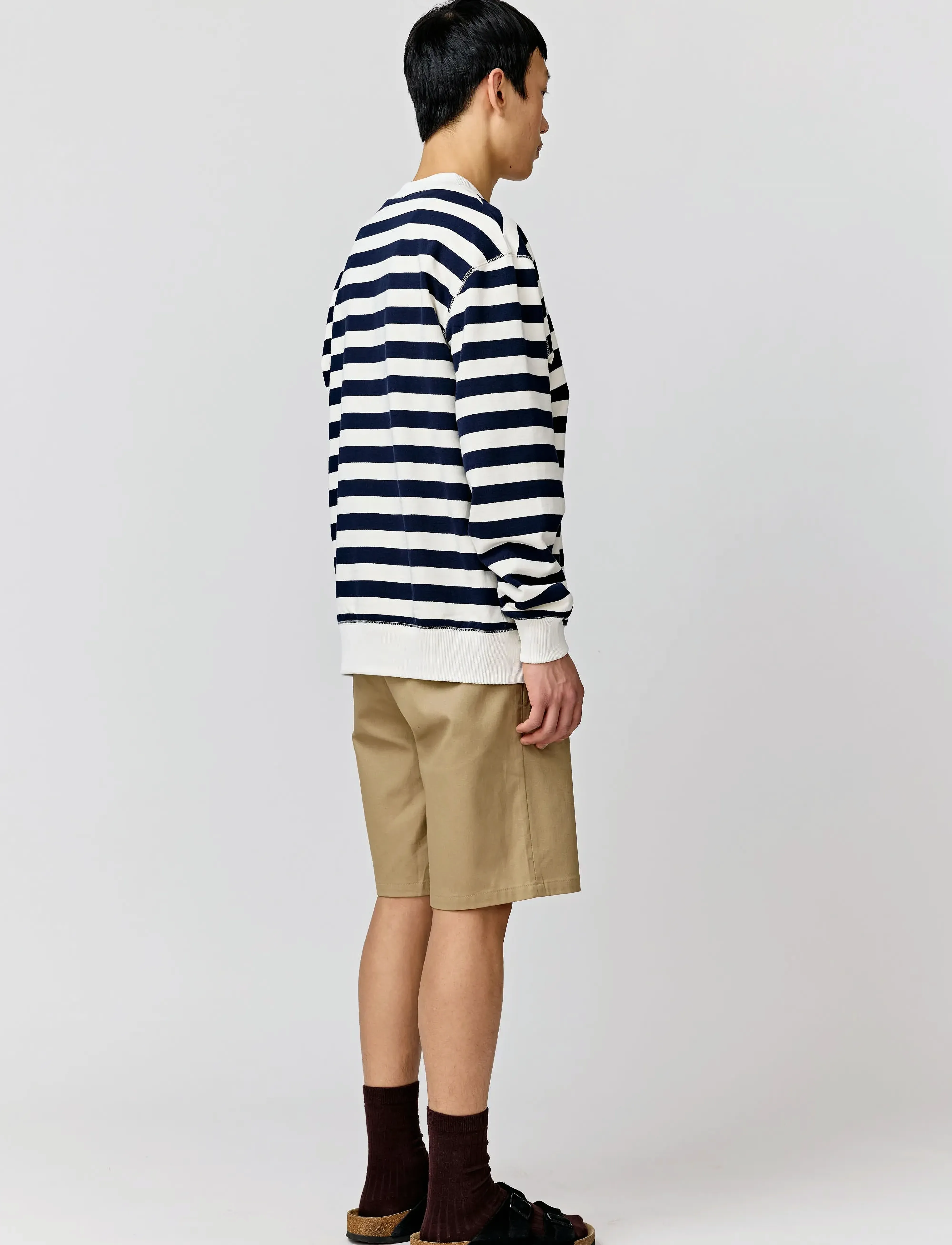 Makia - Starboard Sweatshirt - navy-off white - 3