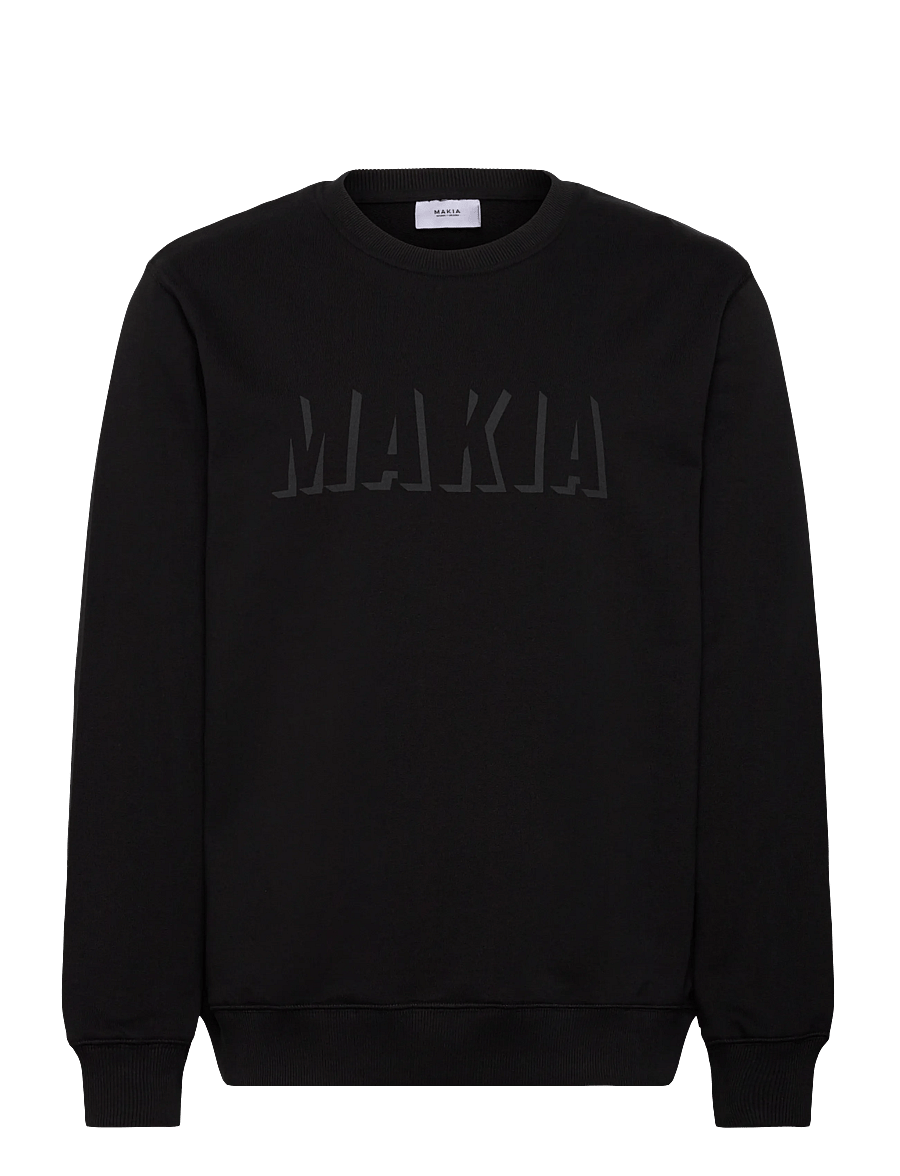 Makia - Shadow Sweatshirt - sweatshirts - black - 0