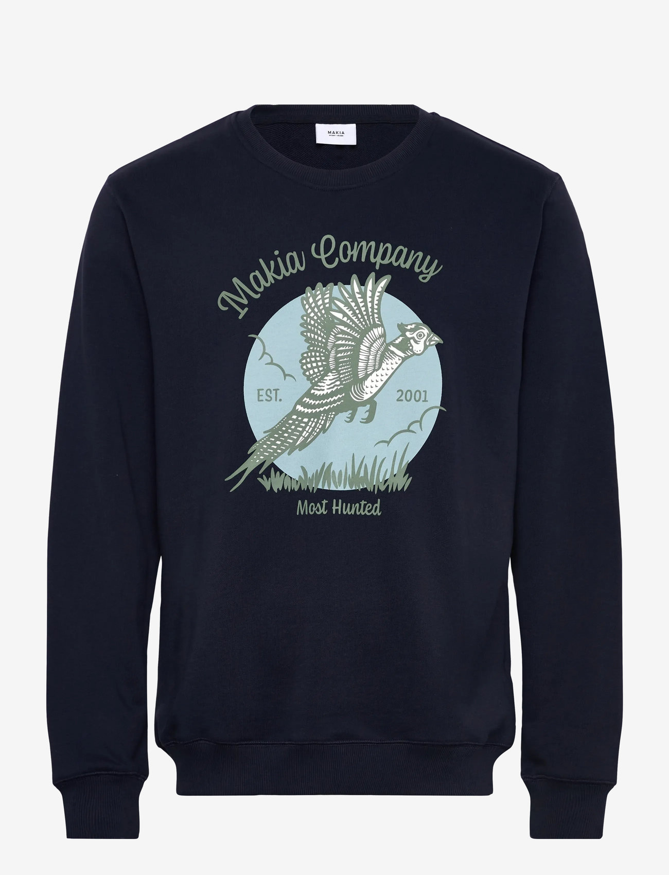 Makia - Hunted Sweatshirt - dressipluusid - dark navy - 0
