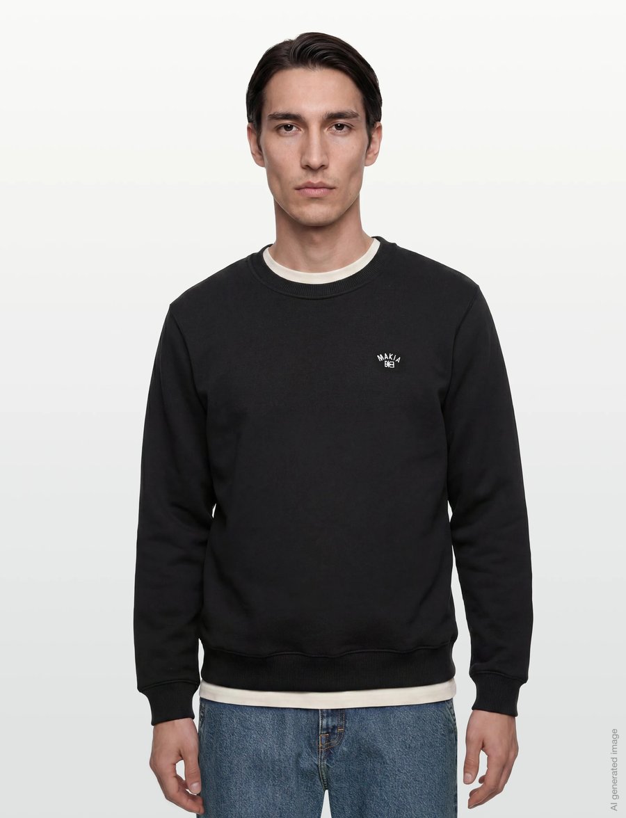 Makia - Cove Sweatshirt - sweats - black - 3