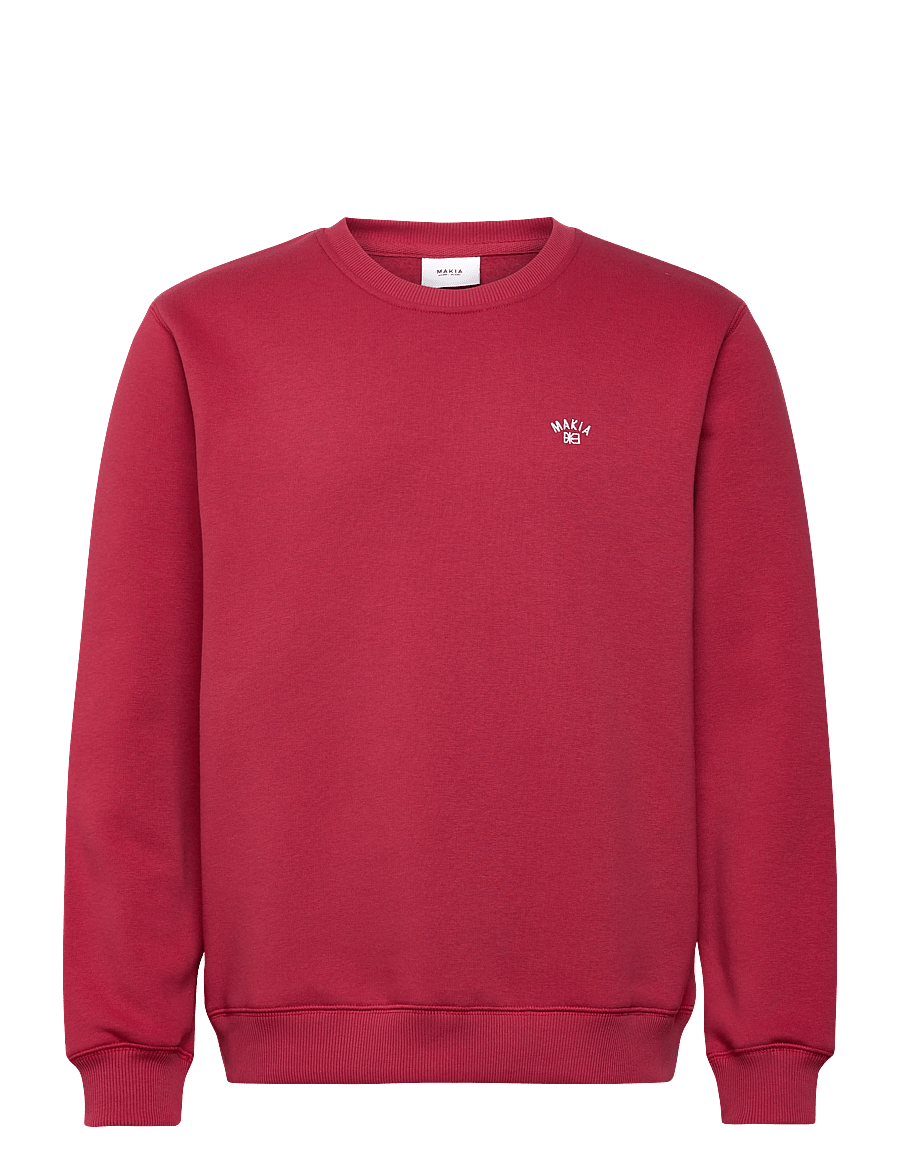 Makia - Cove Sweatshirt - sweatshirts - red - 1