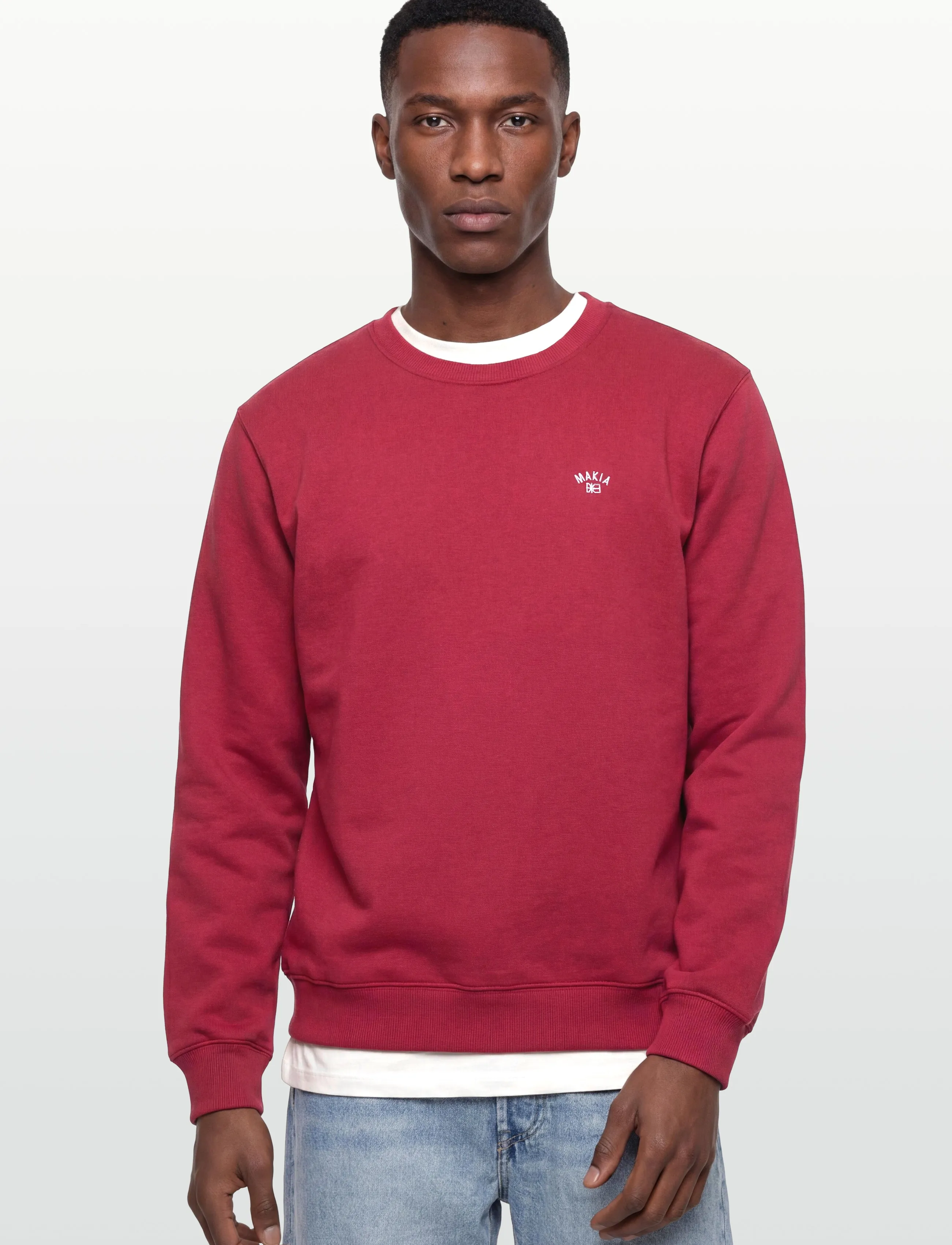 Makia - Cove Sweatshirt - kollektionen - red - 3