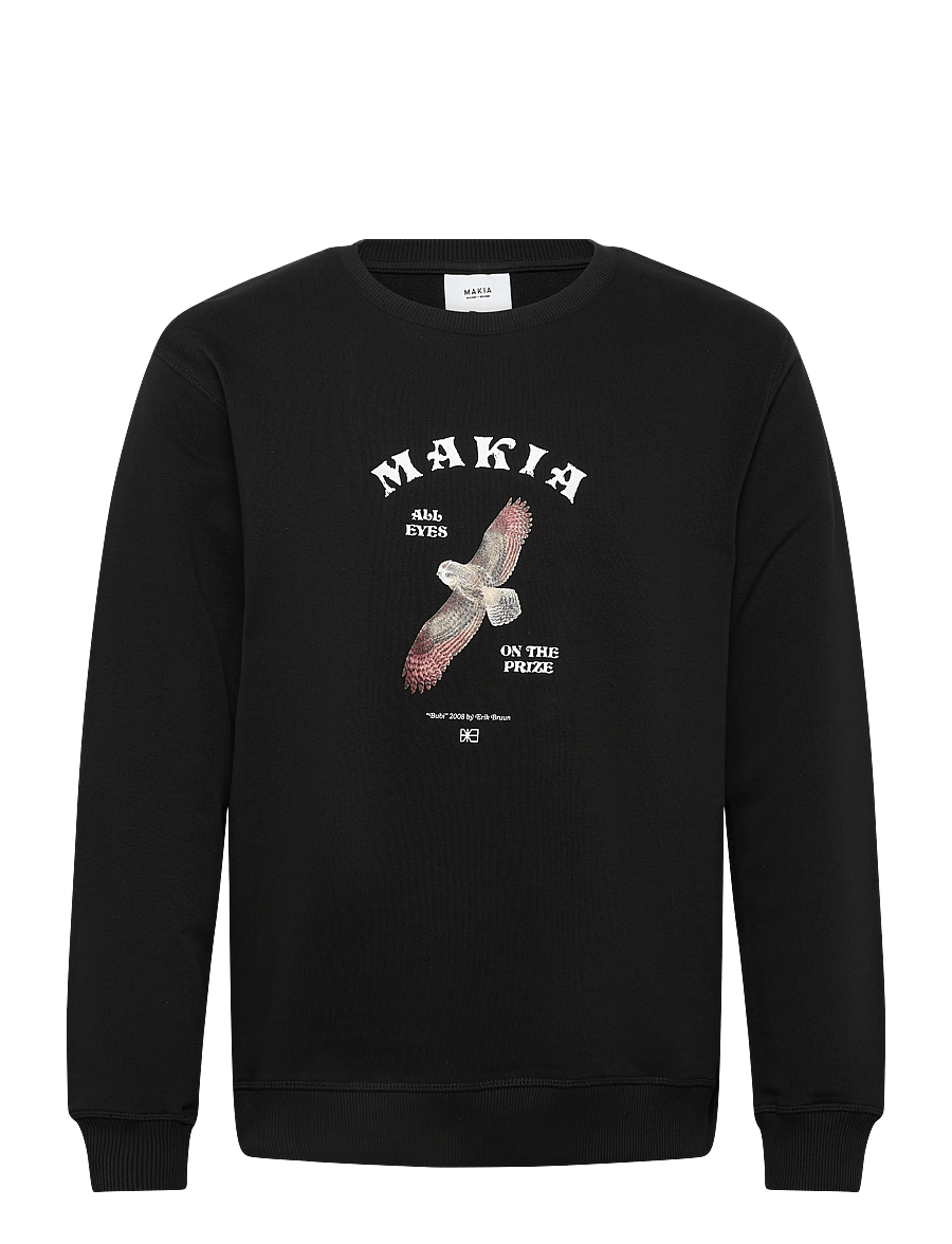 Makia - Bubi Sweatshirt - sweatshirts - black - 1