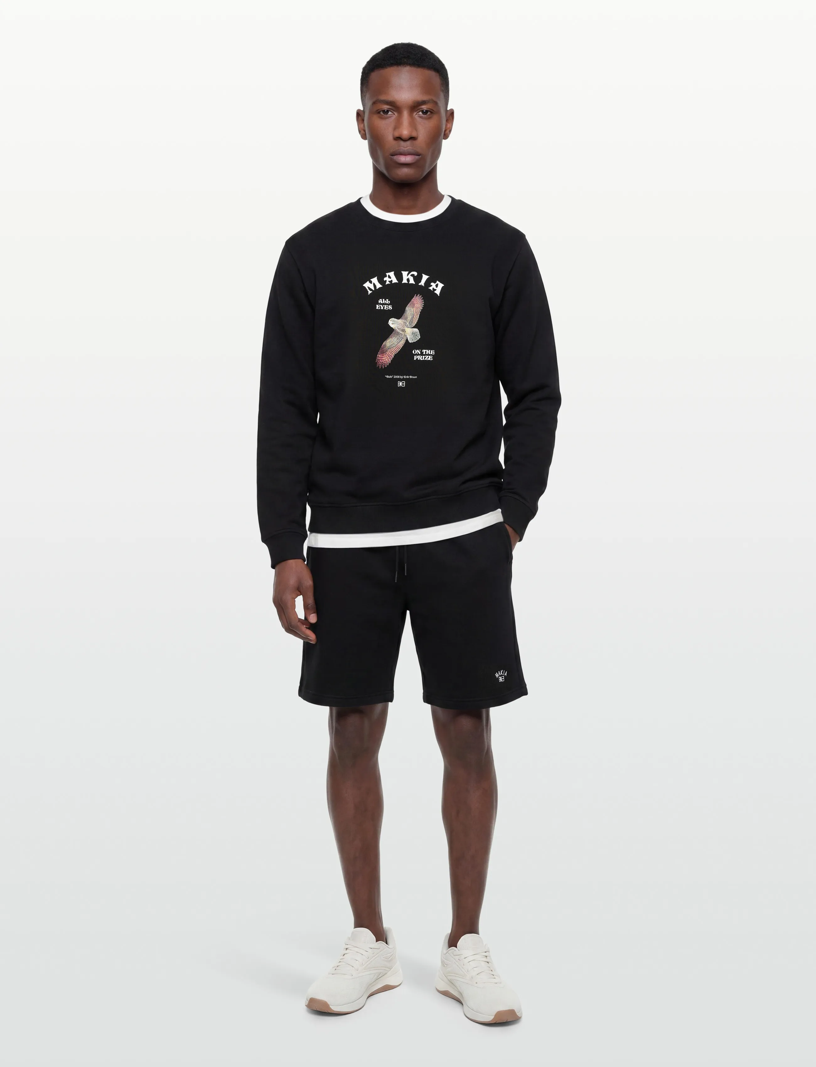 Makia Bubi Sweatshirt, M, Black, Sweatshirts & Hættetrøjer > Sweatshirts, Herre