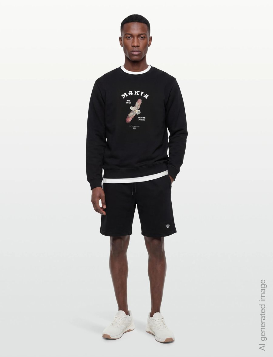 Makia - Bubi Sweatshirt - sweatshirts - black - 0
