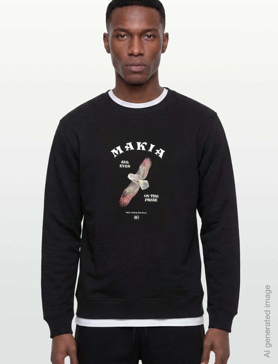 Makia - Bubi Sweatshirt - sweatshirts - black - 3