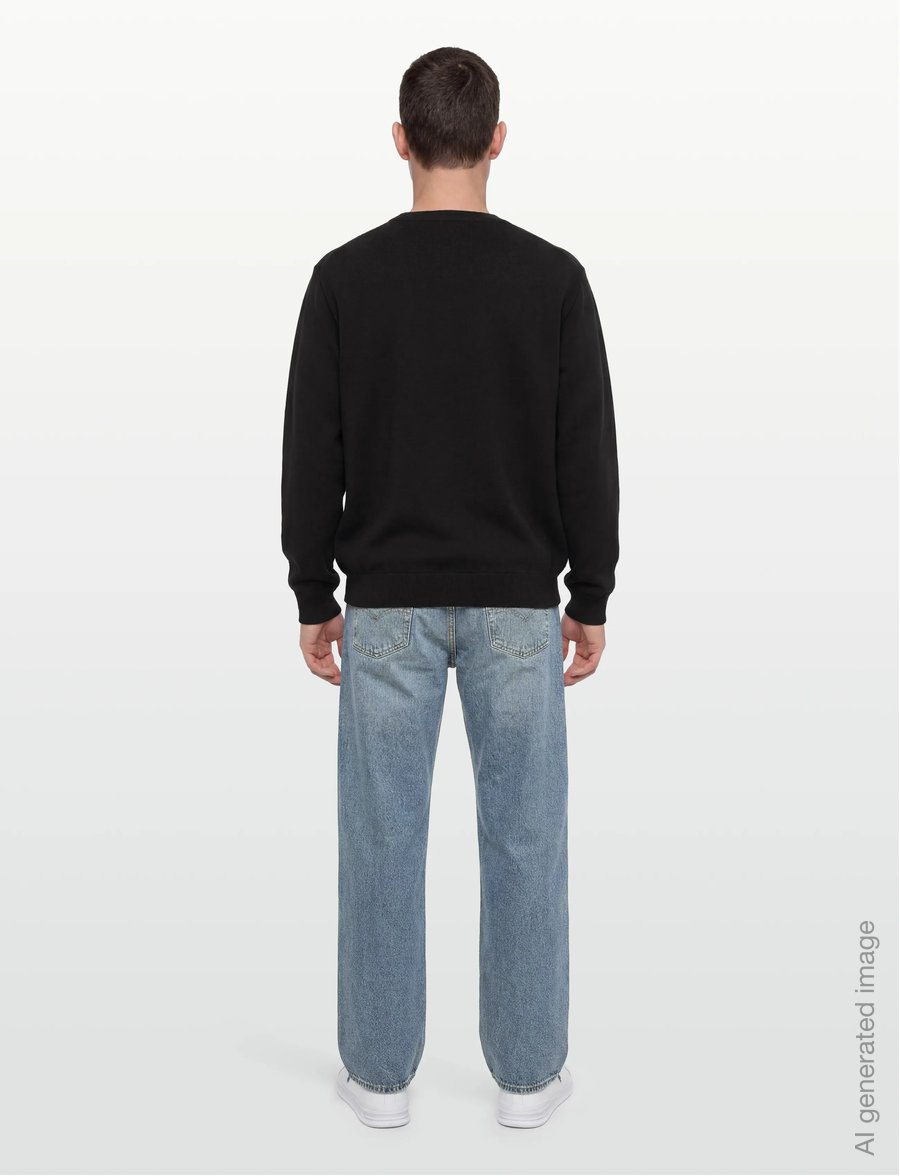 Makia - Heart Sweatshirt - sweatshirts - black - 4