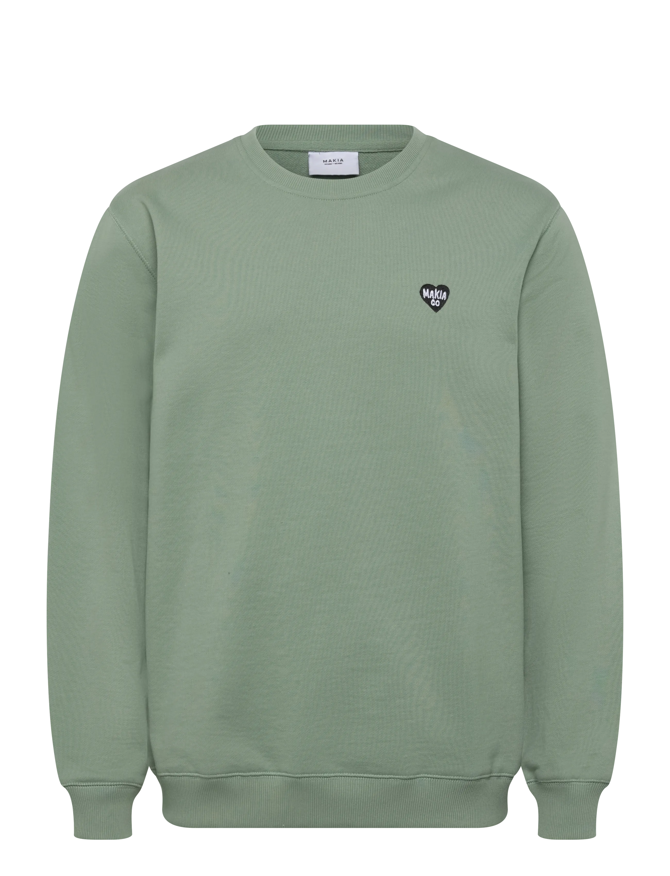 Makia Heart Sweatshirt - Makia - MINERAL GREEN / khaki/green