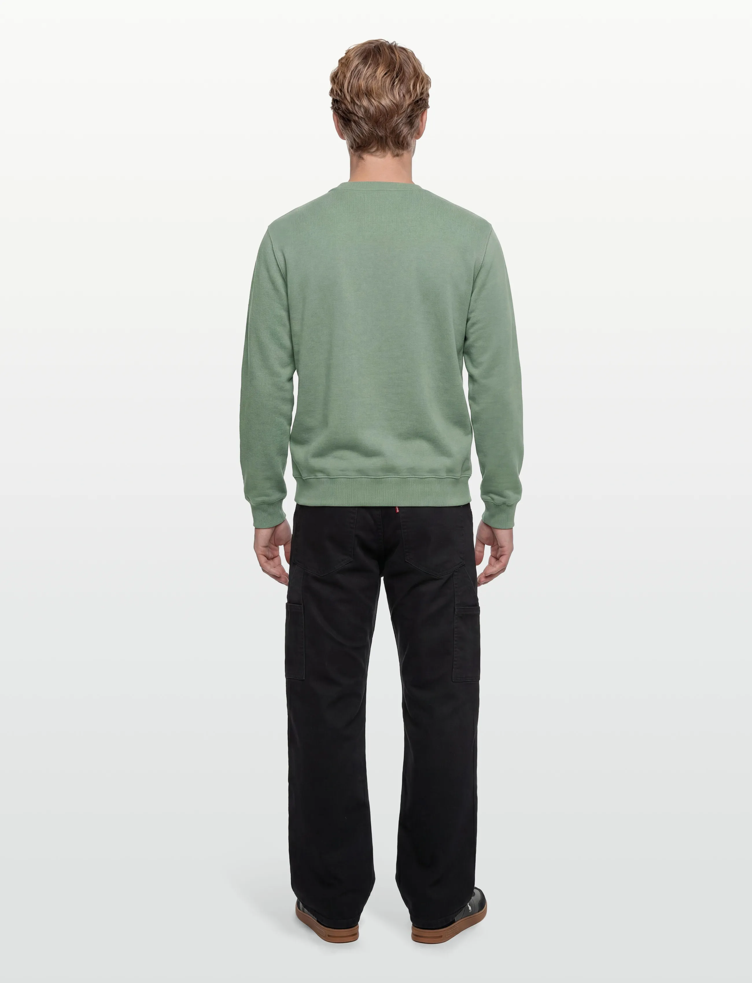 Makia - Heart Sweatshirt - sweatshirts - mineral green - 4