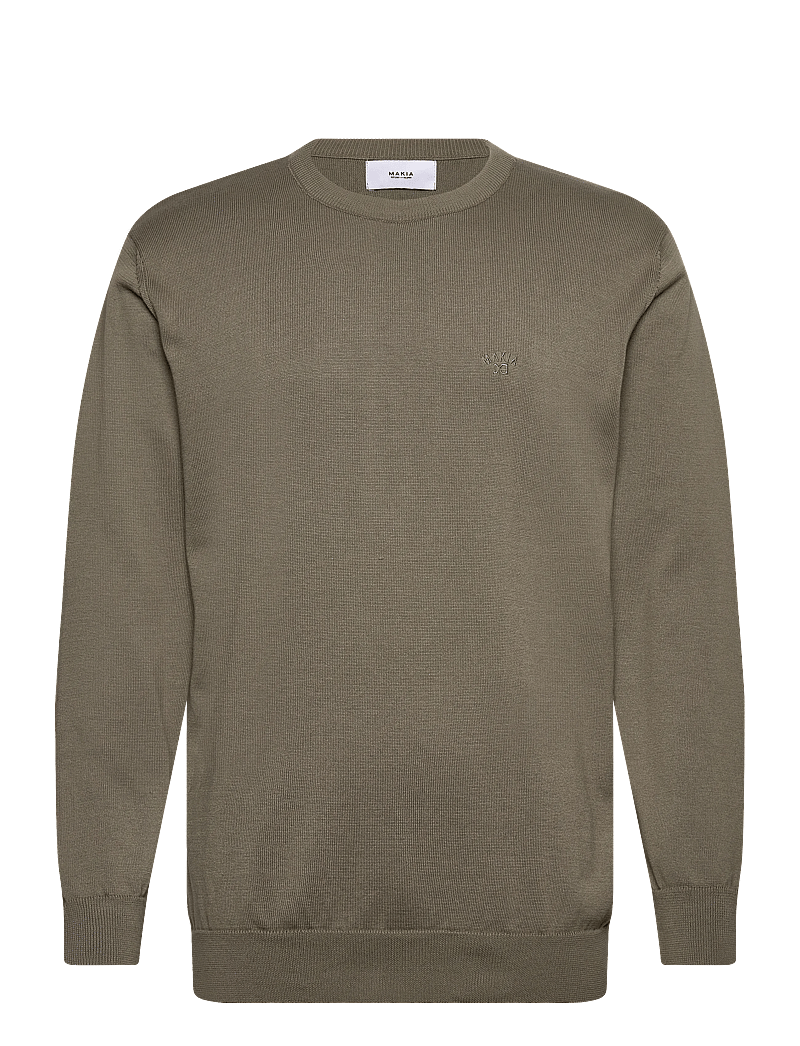 Makia - Cove Knit - rundhals - light olive - 0