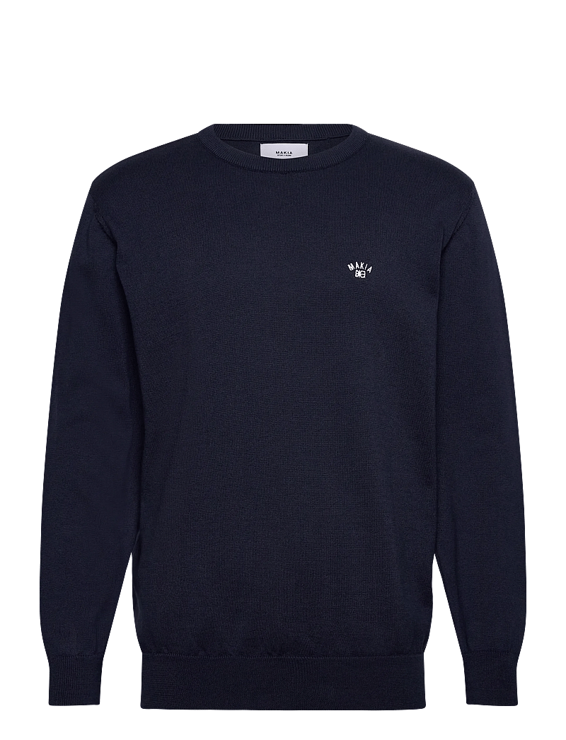 Makia - Cove Knit - rund hals - navy - 0