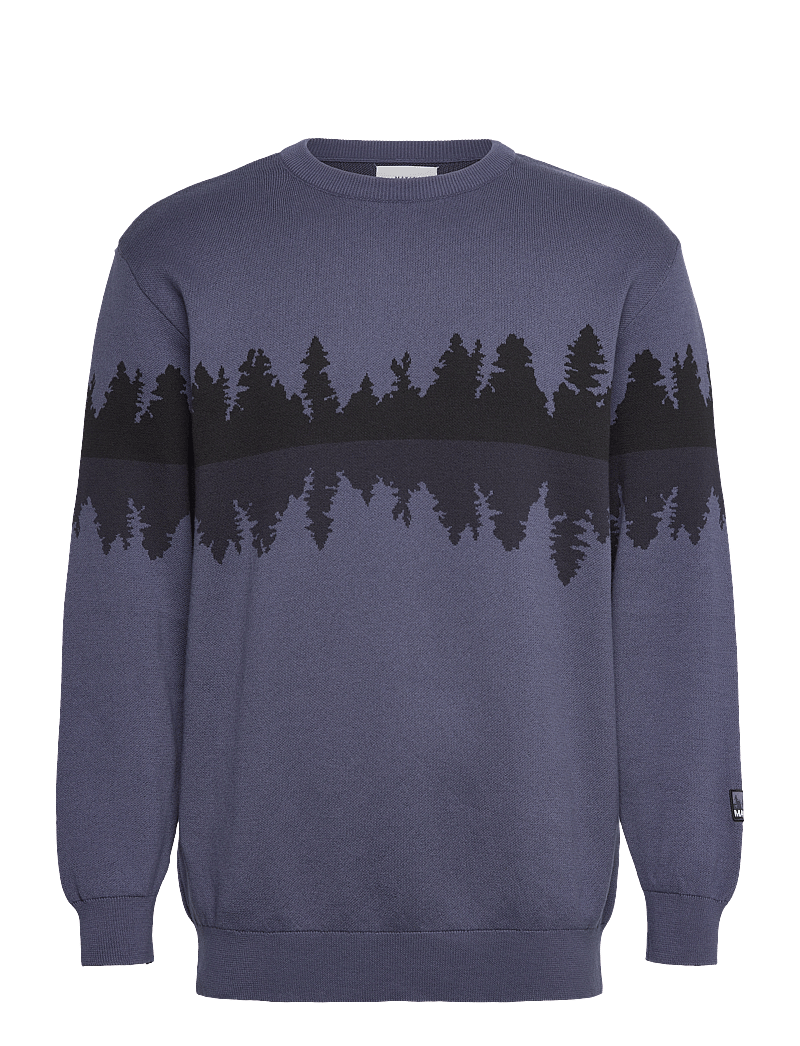 Makia - Shoreline Knit - adījumi ar apaļu kakla izgriezumu - ink blue - 0