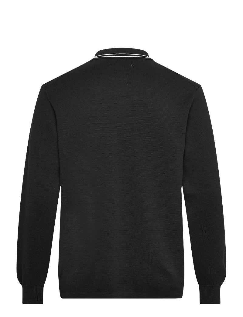 Makia - Havet Knit - gestrickte polohemden - black - 2