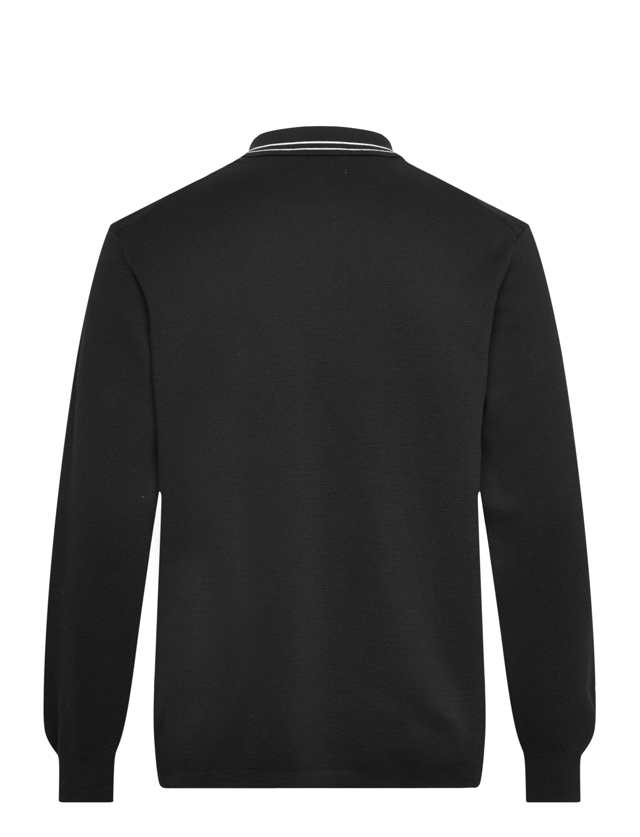 Makia - Havet Knit - langärmelige gestrickte polohemden - black - 2