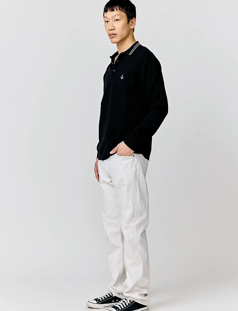 Makia - Havet Knit - gestrickte polohemden - black - 3