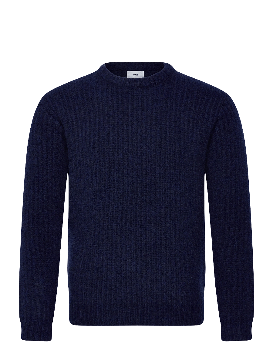Makia - Helm Knit - Ümara kaelusega - dark navy - 0