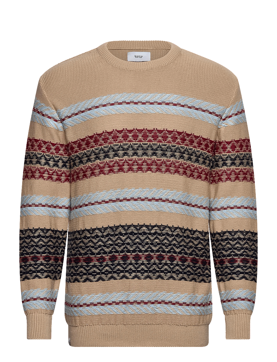 Makia - Hounds Knit - rundhals - multicolor - 0