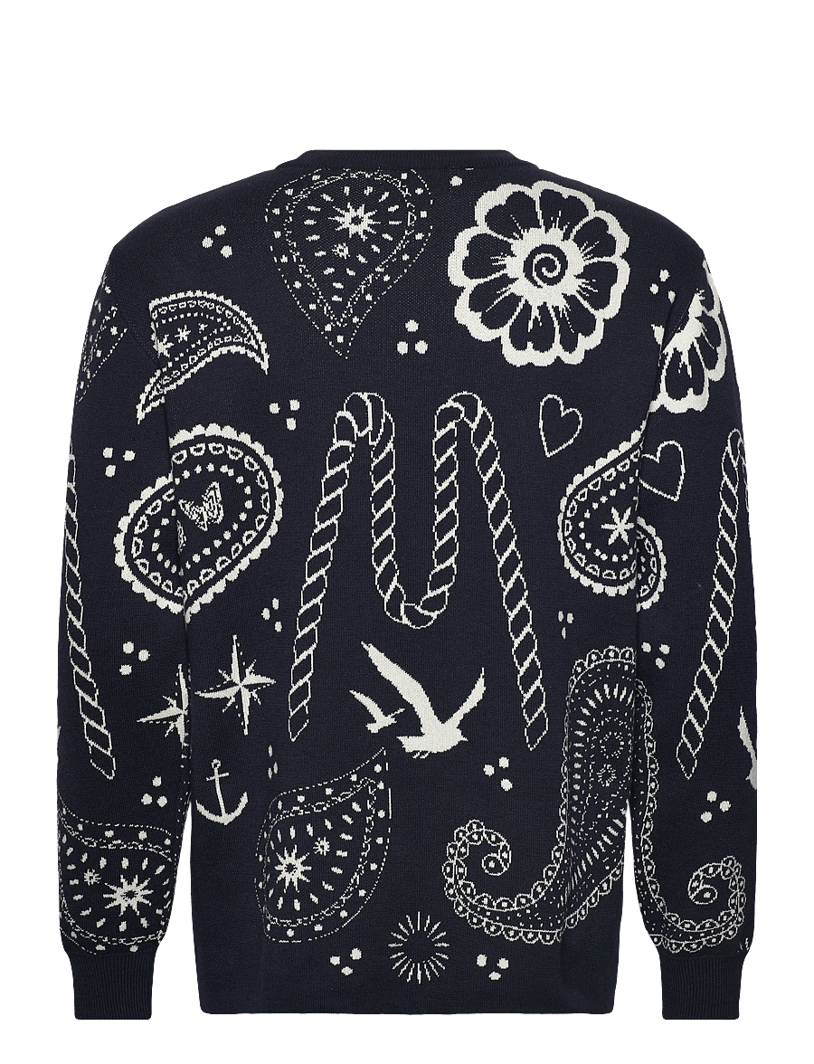 Makia - Beam Knit - rundhals - dark navy - 2